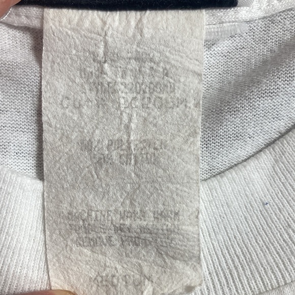 VTG Sport Gear White Tropical Hawaiian Floral T Shirt USA Adult Medium 50/50 - Picture 4 of 9